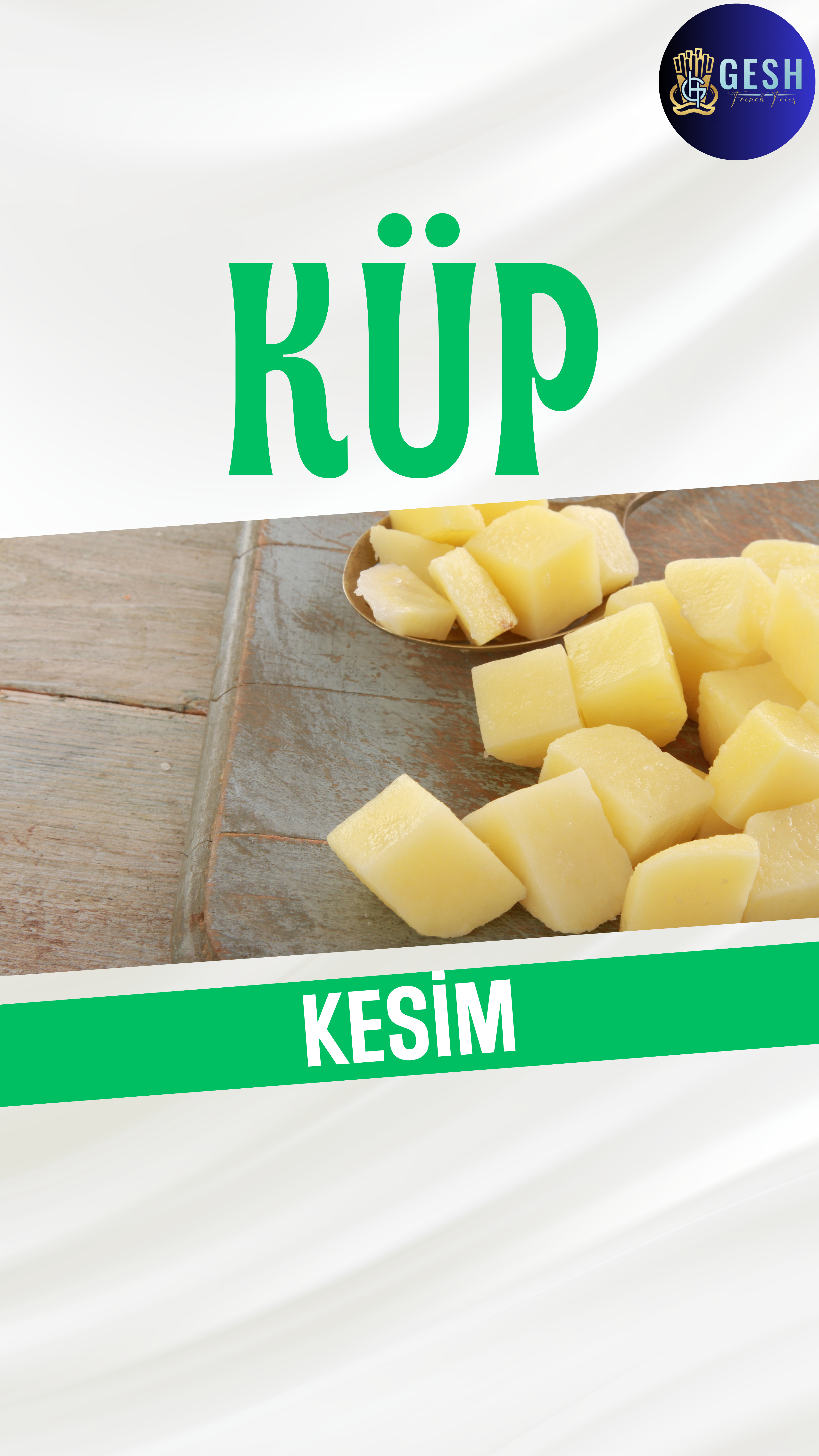 küp kesim patates